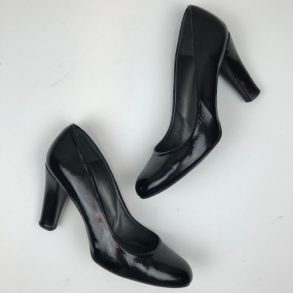 Stuart Weitzman Shoes - Stuart Weitzman Women Heels Black Patent Leather